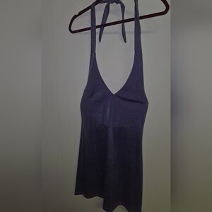 Short Sparkly Purple Women's Mini Dress, Size Medium